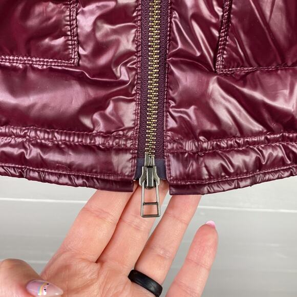 CARVE DESIGNS Maroon Mulberry Portillo Down Water Resistant Jacket Coat Size XS - Picture 9 of 16